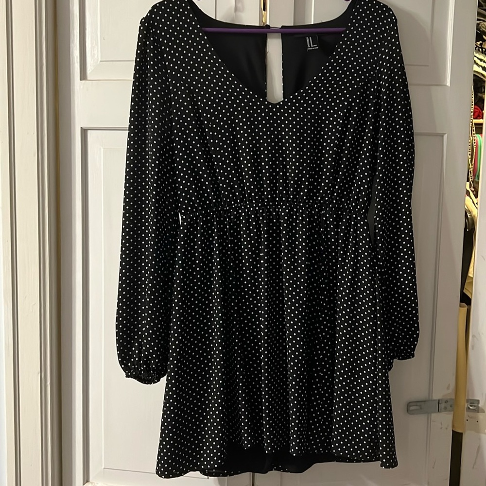 F21 polka dot dress